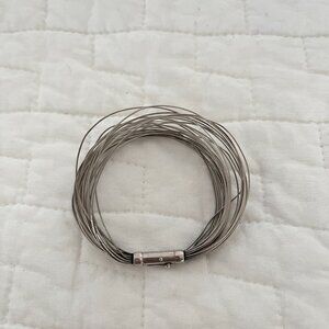 Tiffany & Co Silver Multi Strand Wire Bracelet Bangle